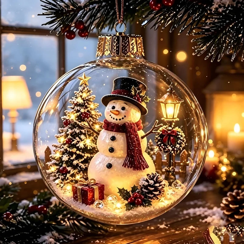 "LED Light-Up Christmas Ornament Ball"