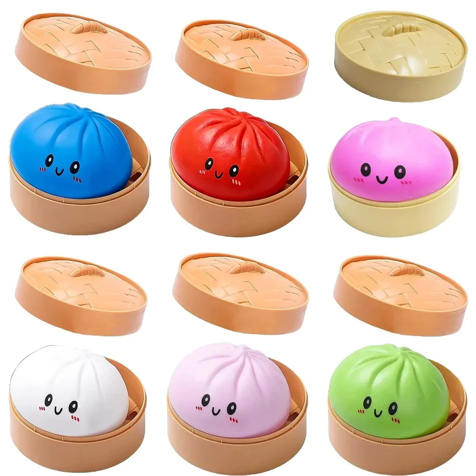 Dumpling Squishy Toys – 1, 2 or 3 Pieces