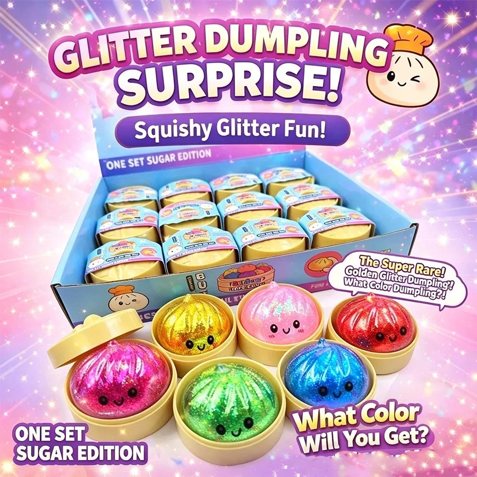 Dumpling Squishy Toys – 1, 2 or 3 Pieces