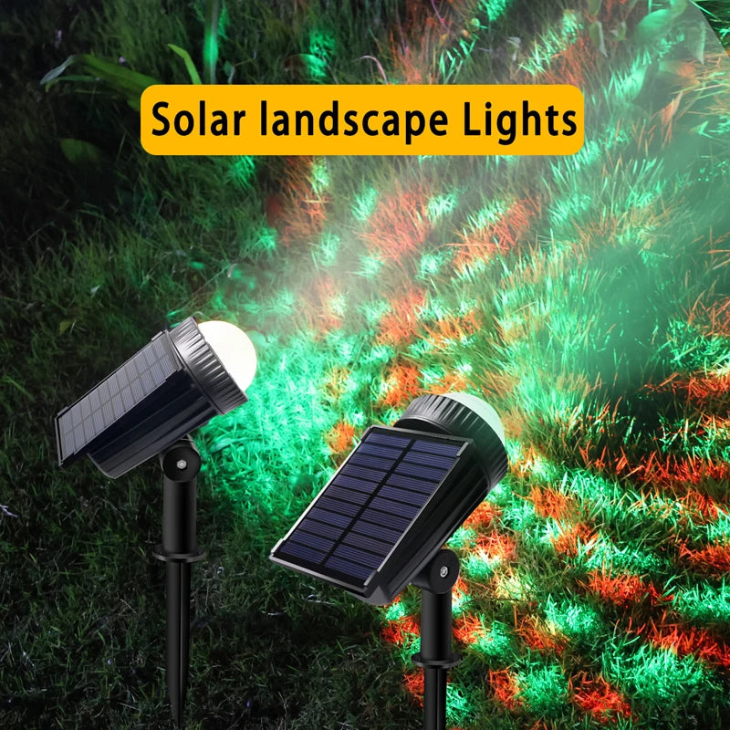 Solar LED Projector Light – Outdoor RGB