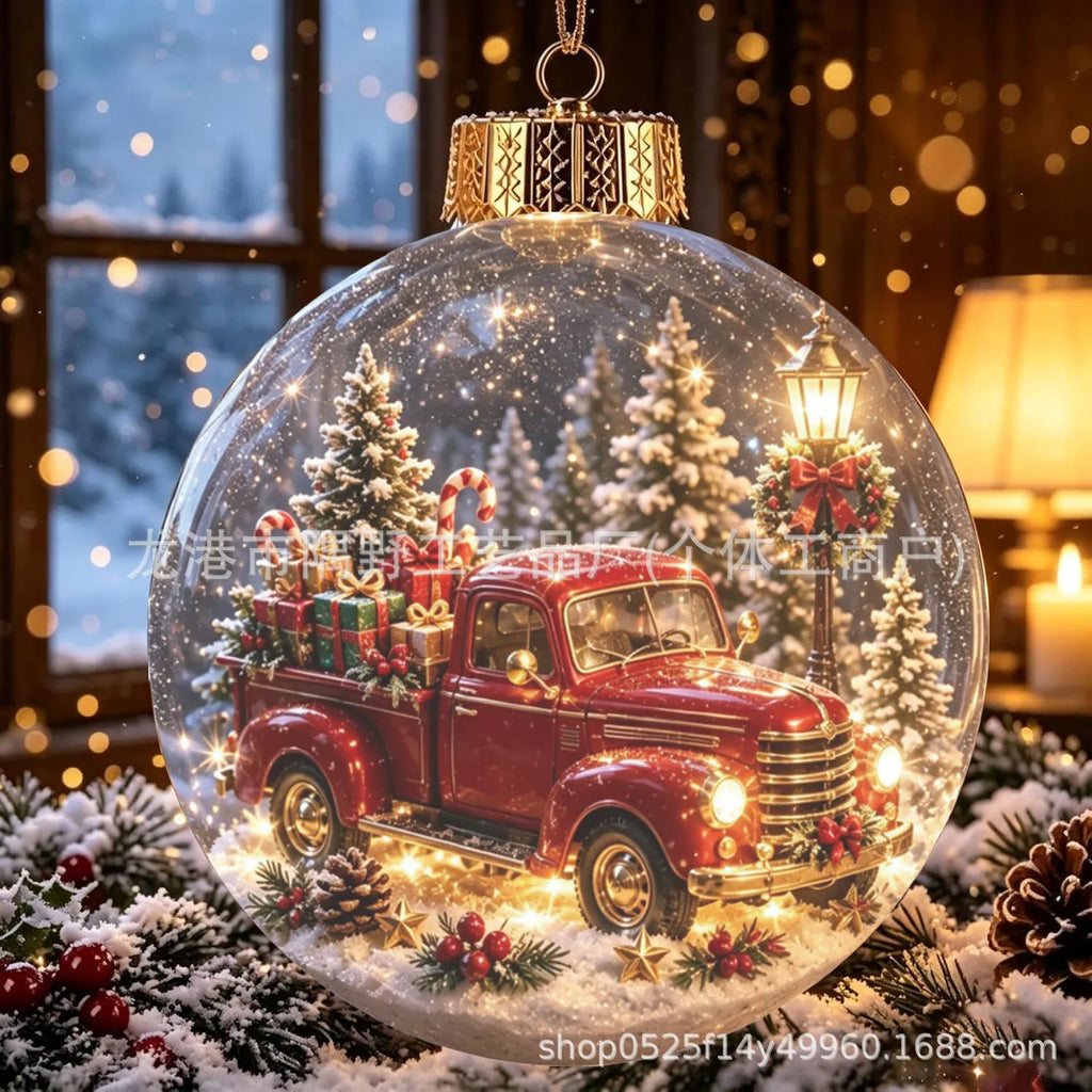 "LED Light-Up Christmas Ornament Ball"