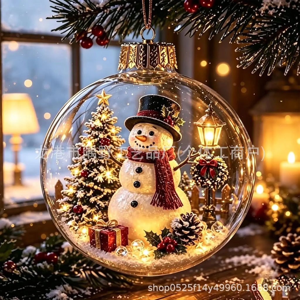 "LED Light-Up Christmas Ornament Ball"