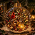 "LED Light-Up Christmas Ornament Ball"