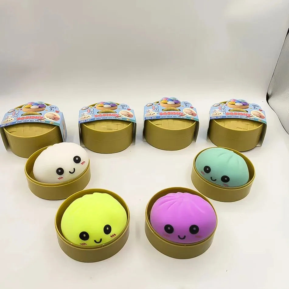 Dumpling Squishy Toys – 1, 2 or 3 Pieces