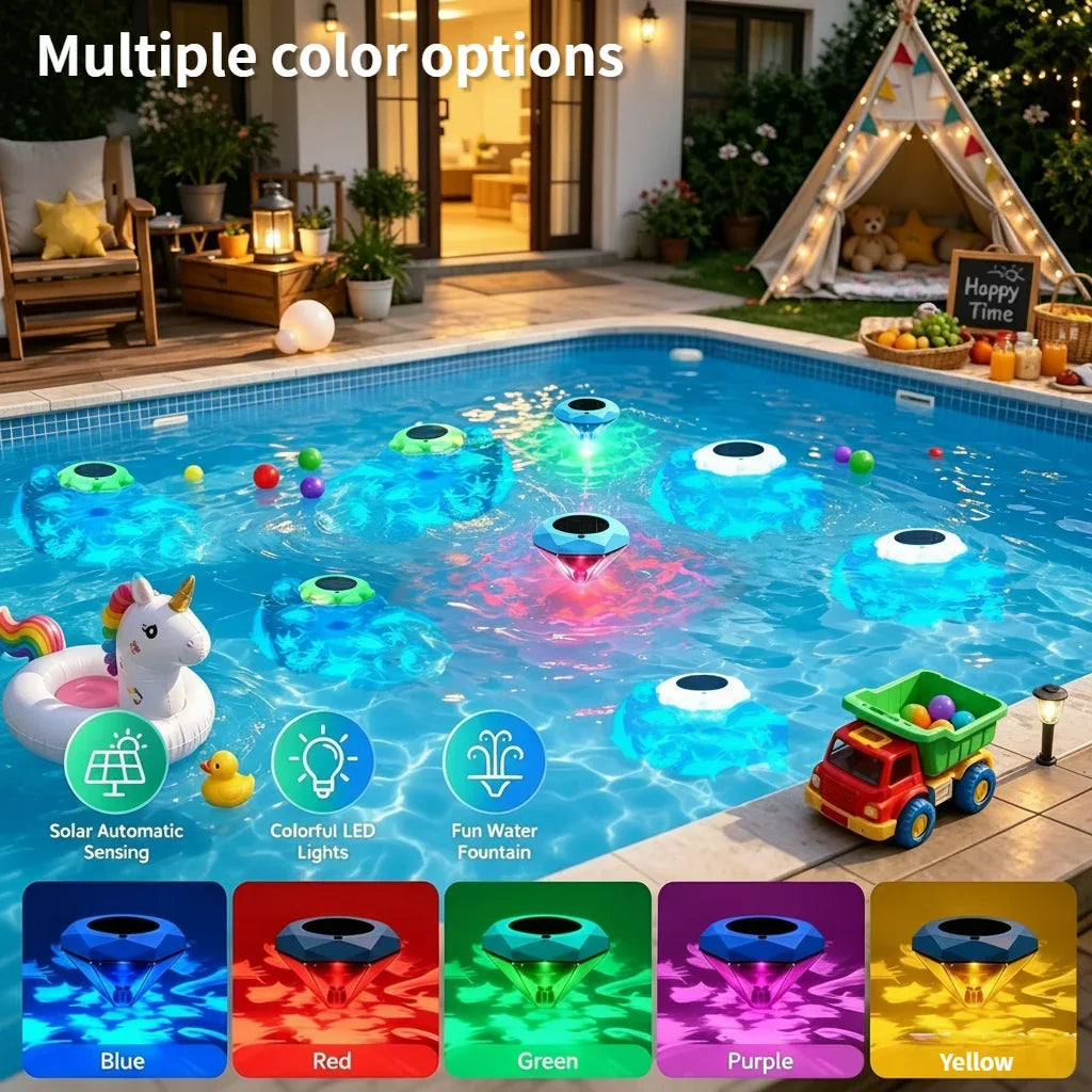 Solar Floating Pool Light – RGB