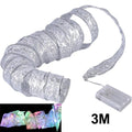 "LED Ribbon Bow Lights for Christmas Tree Decor"